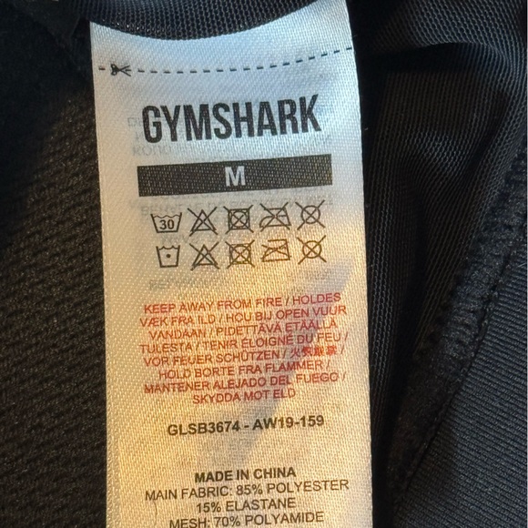 Gymshark Adapt Fleck Seamless Sports Bra Black Size Medium - Picture 2 of 5